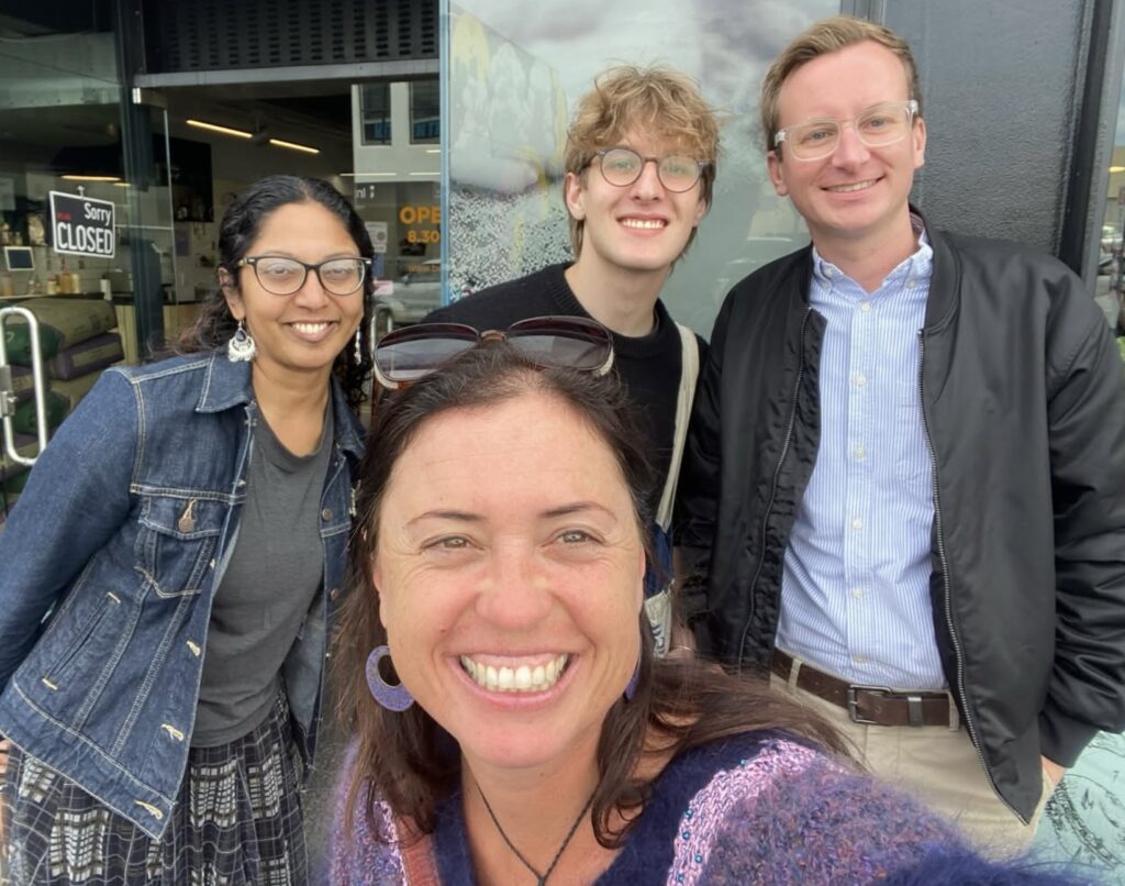 TWF trustees Zabeen Lateef, Payton Mitchell, Mark de Jong and Anna van Riel